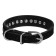 Collar "velvet and rhinestones", 31 x 1.3/2 cm, Osh 22-28 cm, black