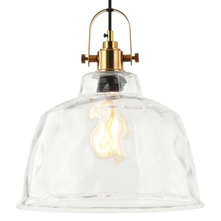 Suspension lamp Bell 1xe27 40W, size 30x30x35.5-150 cm, bronze color-1
