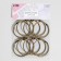 Ring for the cornice, connective, d = 50/56 mm, 10 pcs, bronze color