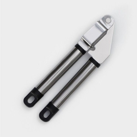 The press for garlic shares "Assistant", 18 cm, black color, silver color-4