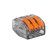 Universal terminal Rexant QMC 222-413, 3-wire, transparent, 0.08-2.5/4 mm2, 5 pcs
