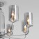 Ceiling Lamp EUROSVET Defi 60138/8, E14, 8x60W, 800x800x450 mm, Nickel color