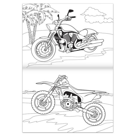 Large coloring "For boys", 68 pp., A4 format-1