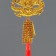 Plastic suspension, textiles "Golden Dragon and scores - for wealth" 2x7.5x38 cm