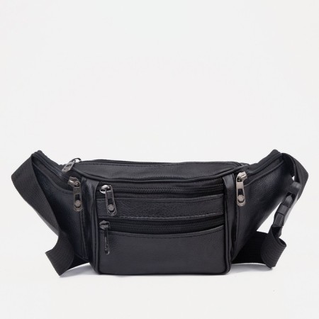 Lightning waist bag, black color