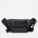 Lightning waist bag, black color