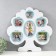Multipher "Apple tree" in 6 photos (13x18, 6x6/1 pcs, 10x10, 8x8/2 pcs) plastic, cent. White and blue
