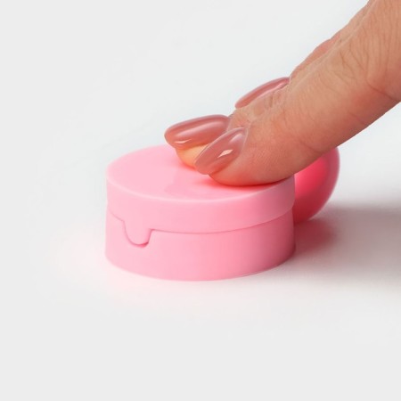 Mold "Button", silicone, 9.5 × 2.9 cm, pink color-6