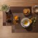 Serving napkin Zapel Frame, color oak bark
