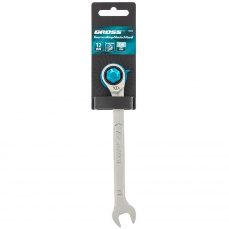 Combined rattling key GROSS 14850, 12 mm-3