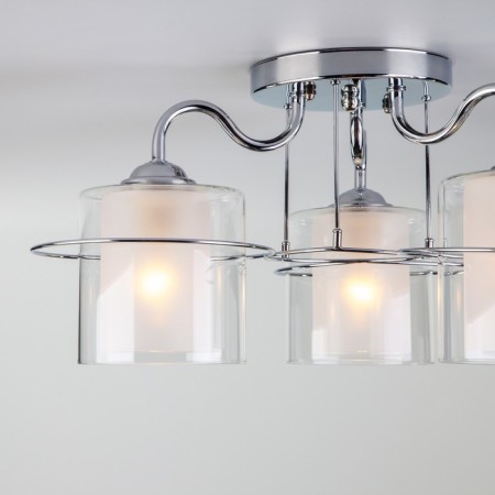 Darcy chandelier, 3x40W E27, color chrome-1
