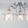 Darcy chandelier, 3x40W E27, color chrome