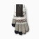 Female gloves at the lawsuit Minaku 22 cm gray