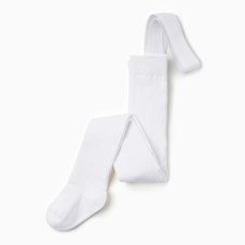 Pantyhose on suspenders of crumb I am 68-74 cm, white