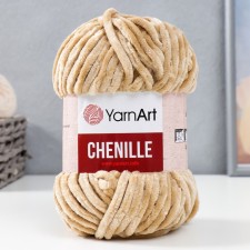 Пряжа "Chenille" 100% микрополиэстер 90м/100гр (547 бежевый)
