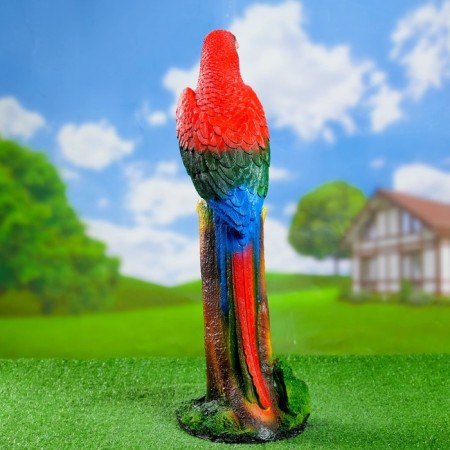 Garden figure "Parrot" Big GIPS 20x14x53cm-2