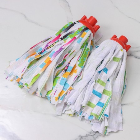 Nozzle for a mop of the share "skirt strips", color mix-8