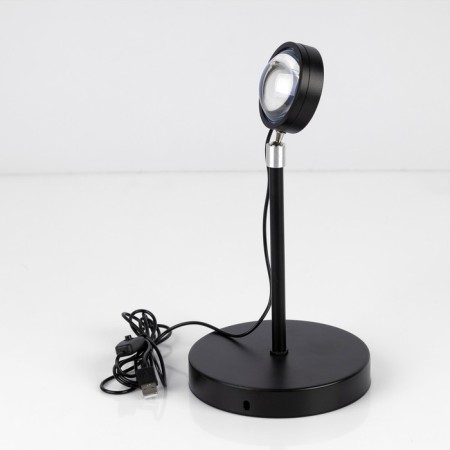 Light device "Sunset", 5 cartridges, height adjustment, multi -plate glow (RGB), 5 V-7