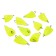 Cargo bullet-exentric painted pissy Yaman 10 pcs., 16 g, yellow