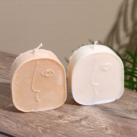 Picasso candle 7x2.5x8 cm, soy wax, MIX-3