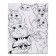Picture on numbers on canvas with a subframe "Bright cats", 40 x 50 cm