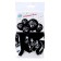 Shar Latex 12 "Liberties", male, 1 tbsp., Set 5 pcs, black color