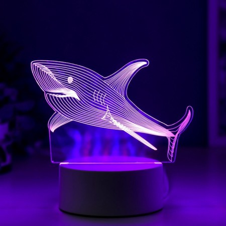 Light "Shark" Led RGB from the network 9.5x15x14 cm Risalux-6