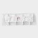 Form for ice cream shares "Star", silicone, 28.5 × 10.5 × 2 cm, 4 cells, white color
