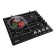 Hon surface NordFrost HS 6041 b, gas, 4 burners, black