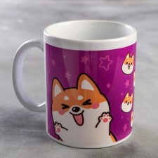 Shiba sublimation mug 320 ml, with application