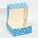 Folding box "Snowman", 25 x 25 x 10 cm, new year