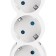 Network filter, 5 nests, 1.5m, s/h, with curtains, with an off, 2200W, 10A, white, 32574 1, Duwi
