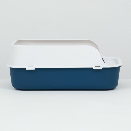 Toilet with an side, 40x29x15 cm, blue-4