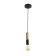 Lamp "Bombat" E27 40W black 4x4x18cm
