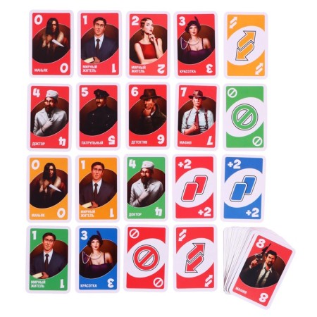 Board game "Uino Mafia", 2-17 players, 9+-3