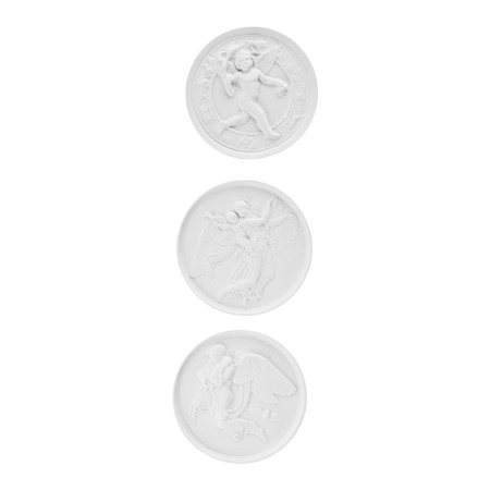 Decoration wall -mounted, gypsum panel "set of plates", 3 pcs-1