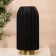 Vase for flowers "Delion" made of black glass 33 x 16 x 16 cm