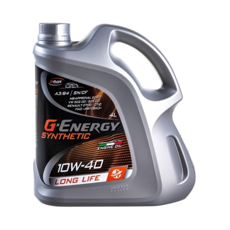 Motor oil G-Energy Synthetic Long Life 10W-40, 4 liters