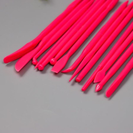 Tools for modeling and giving a set of 14 pcs 12 cm plastic mix-2