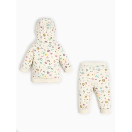 Costume: sweatshirt and pants crumb I Flower, height 80-86 cm, beige-10