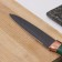 Knife Kitchen shade "Esiralda", universal, blade 12.5 cm, green color
