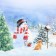 Set Ethel "Christmas Evening": a tablecloth 150x220 cm, with VGMO, salf. 40x40 cm - 12 pcs.
