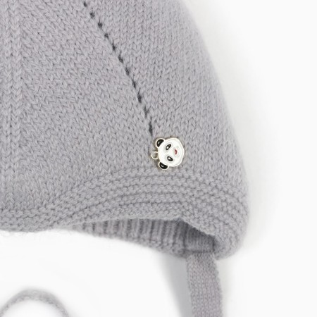 Hat children's color gray, size 44-46 cm-1