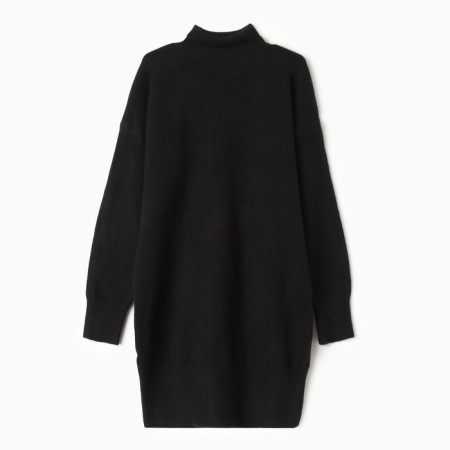 Women's dress, black color, One Size (46-50)-3