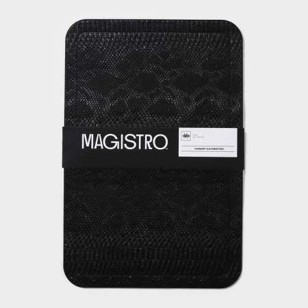 Set of serving napkins Magistro, 2 pcs, 30 × 45 cm, black color-6