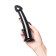 Unrealistic phallimitator Jelly Dildo L Toyfa Basic, TPE, Black Color, 20 cm