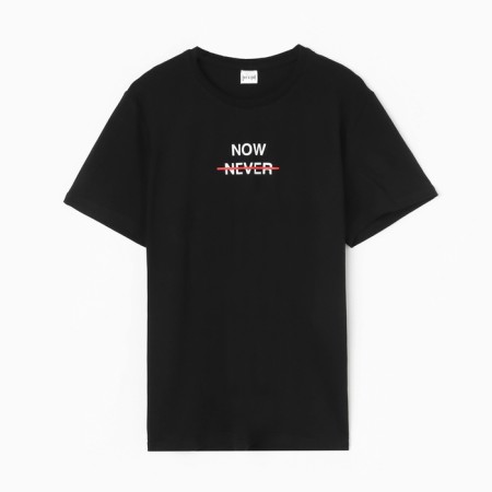 T -shirt male, black color, size 54
