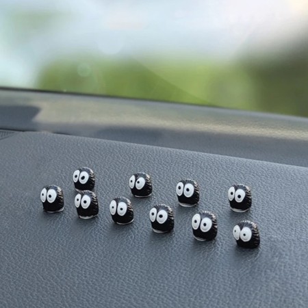 Decoration on the car panel, "surprised eyes" set 10 pcs