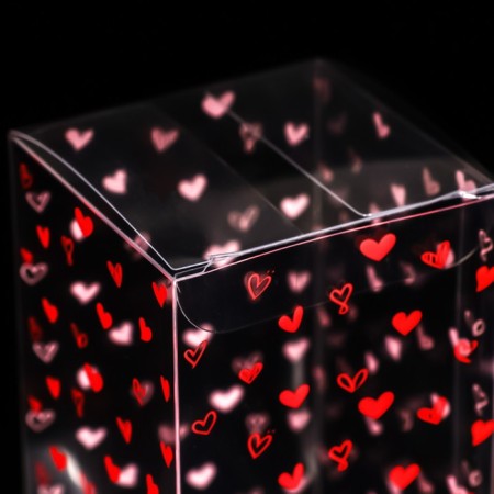 PVC folding box "Heart", 6 x 6 x 10 cm-2