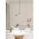 Suspended ceiling lamp Valdiola, 1x40W E27